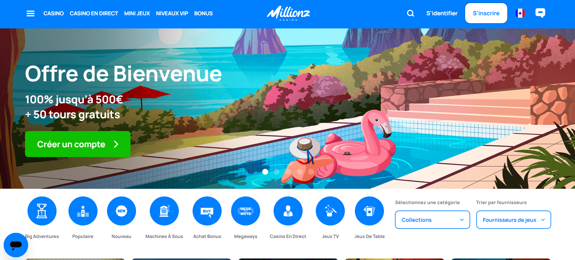 Millionz Casino avis : site moderne fiable